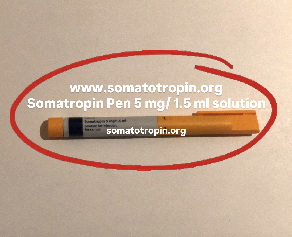 Somatropin HGH Pen 5 mg/1.5 ml Solution. somatotropin.org